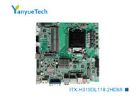 Itx-h310dl118-2HDMI η λεπτή μίνι μητρική κάρτα Intel PCH H110 ITX πελεκά 2 υποδοχές Χ DDR4 ΈΤΣΙ DIMM