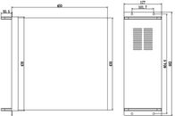 ΕΠΙ-8402 δείκτης τάσης βιομηχανικών ραφιών PC 4U ΕΠΙ 7 ή 14 αυλακώσεων επέκτασης στο μέτωπο