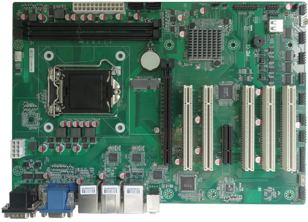 Βιομηχανικό ATX τσιπ 3 μητρικών καρτών atx-B85AH36C PCH B85 VGA DVI αυλάκωση του τοπικού LAN 7
