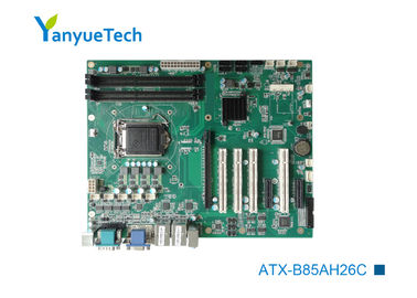 Βιομηχανική ATX μητρική κάρτα 2 τοπικό LAN 6 COM 12 USB 7 αυλάκωση 4 PCI MSATA atx-B85AH26C PCH B85
